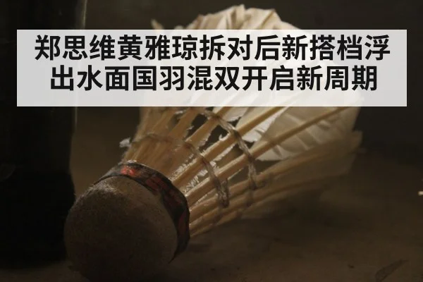 郑思维黄雅琼拆对后新搭档浮出水面国羽混双开启新周期